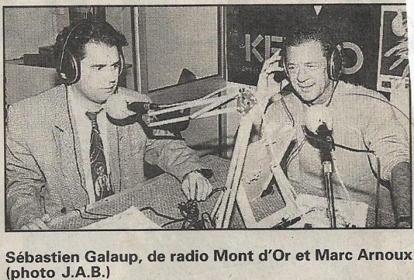 Article-presse-Radio Mont d'Or-interview-compétence animateur-Sébastien Galaup