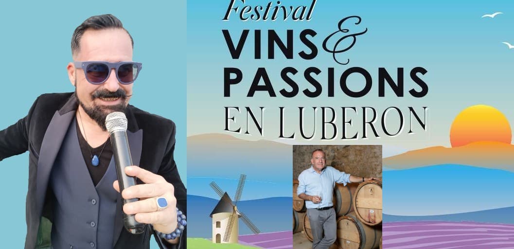 Sébastien GALAUP-animateur-Festival vins et passions en Luberon-Pierre Gattaz