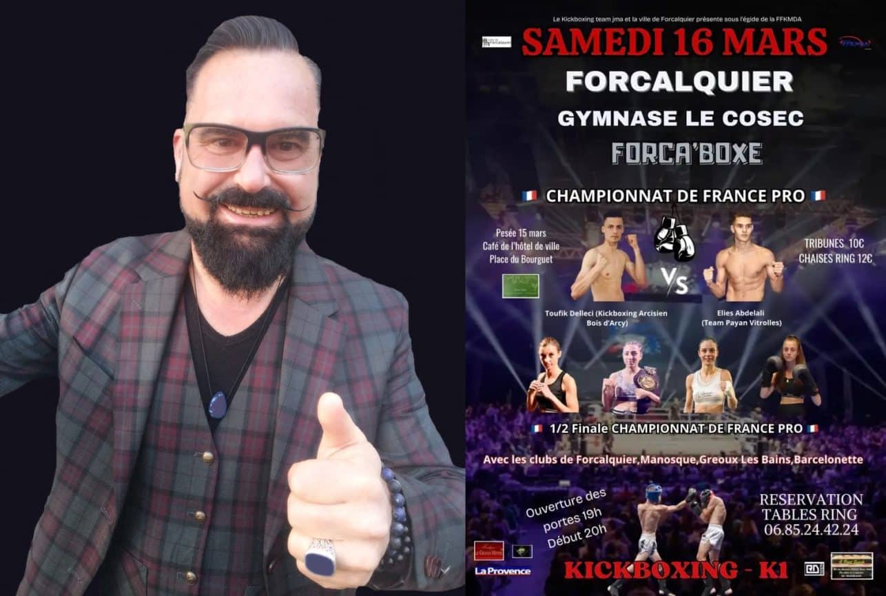 Sébastien GALAUP-speaker sportif-kickboxing-championnat de France