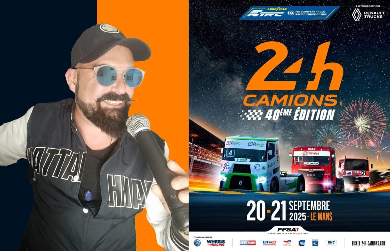 Sébastien GALAUP-speaker professionnel-Grand Prix camion-Le Mans 2025