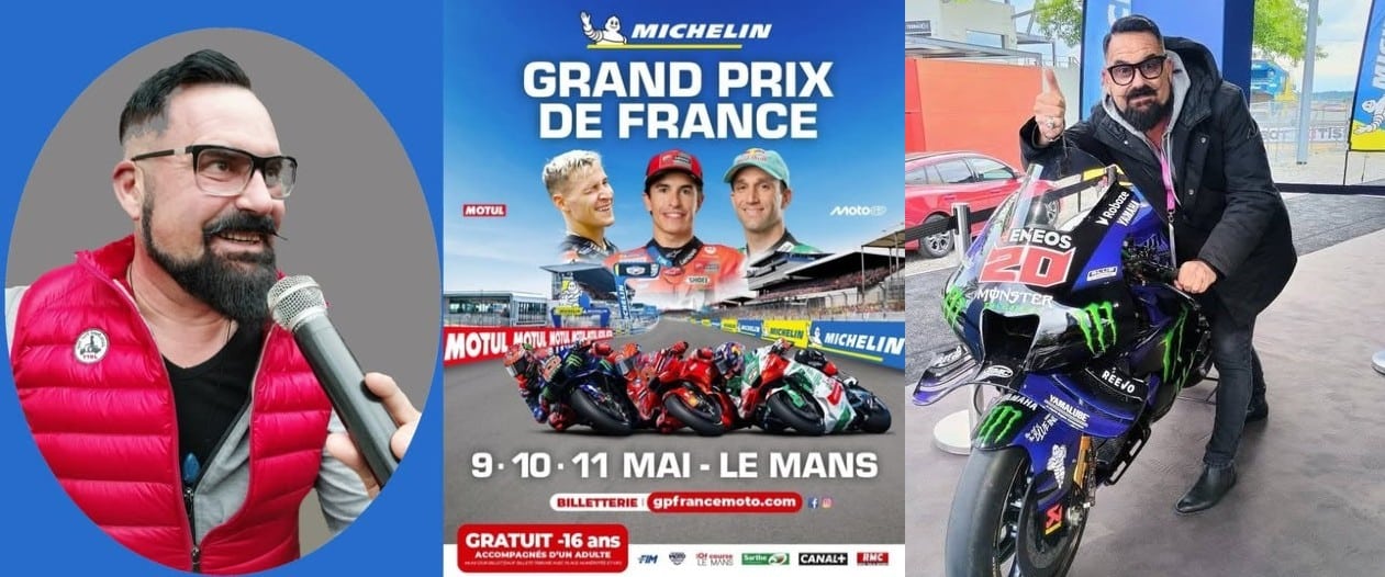 Sébastien GALAUP-speaker professionnel-Grand Prix de France moto GP 2025-Le Mans