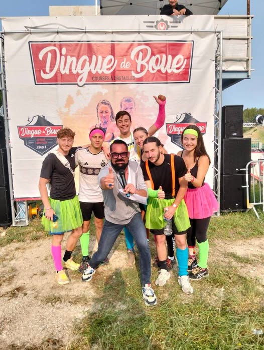 Sébastien GALAUP-animateur professionnel-course-obstacles-Dingue de boue 2025